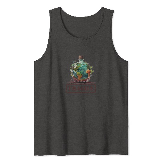 Fragile , Earth Day 2023 Planet Anniversary Tank Tops