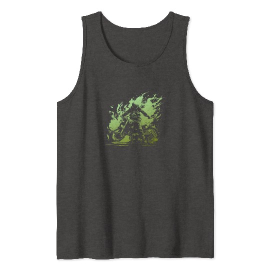 Motorcycle Passion gazoline In The Veins Tank Tops