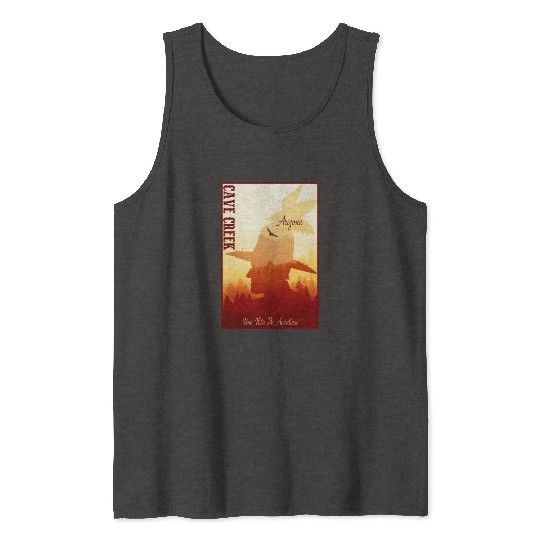 Cave Creek Arizonna wild west town Tank Tops