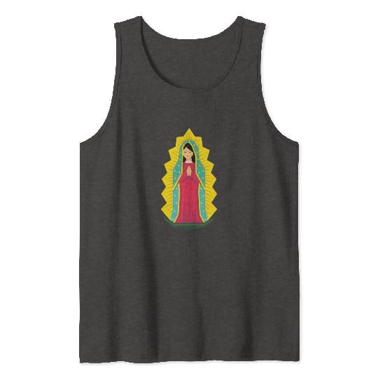 Lady Guadalupe Tank Tops | Guadalupe Tank Tops |VirginMary
