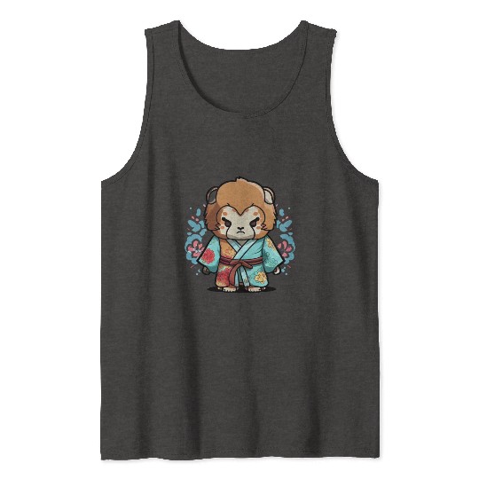 Lion kimono Tank Tops