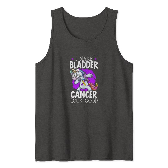 Bladder Cancer Warrior Bladder Cancer Awareness Tank Tops