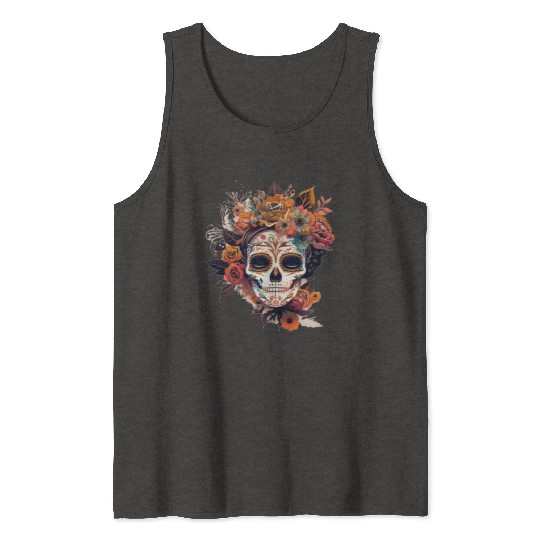 Frida Mexican frida kahlo woman painter art Tank Tops