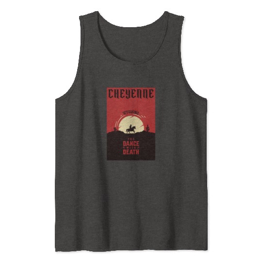 Cheyenne Wyoming wild west town Tank Tops