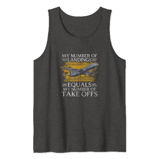 Pilot Aviator Aviation Aerobatic Pilots Tank Tops