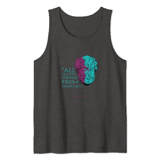 Seneca Stoic Philosophy Quote Tank Tops