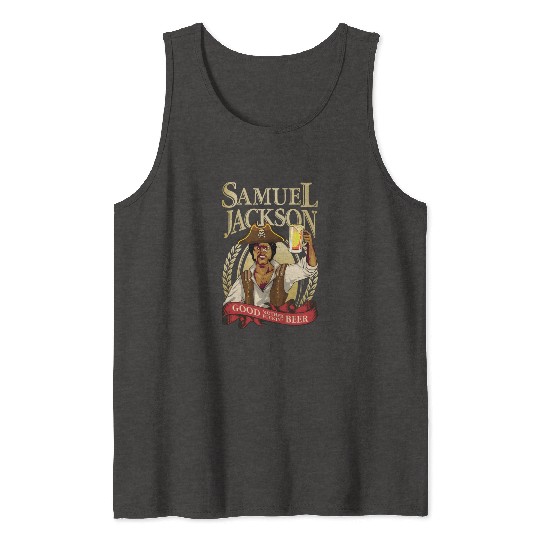 Raise a Glass with Samuel L Jackson Tank Tops