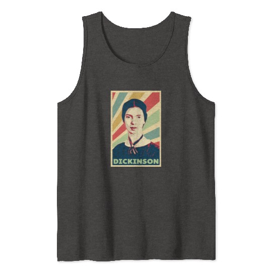 Emily Dickinson Vintage Colors Tank Tops