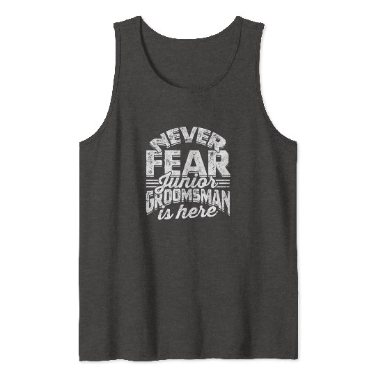 Junior Grooms Man Wedding Party Groomsmen Tank Tops