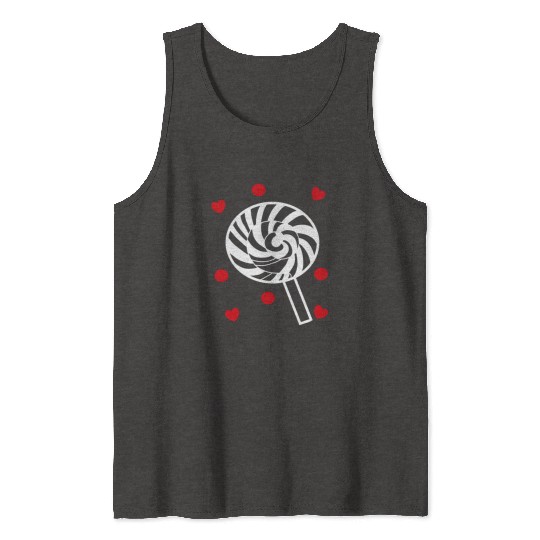 cute candy sweet lollipop lover Tank Tops