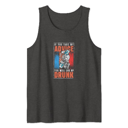 Alcohol Drunkards Fun Pub Tank Tops