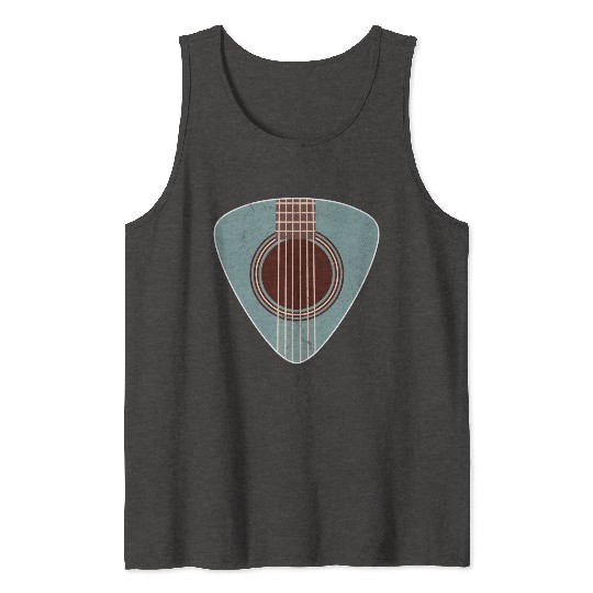 Rock and Roll Guitar Plectrum Tank Tops