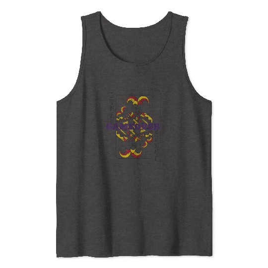 GAME OVER Joker Playing Card Tank Tops