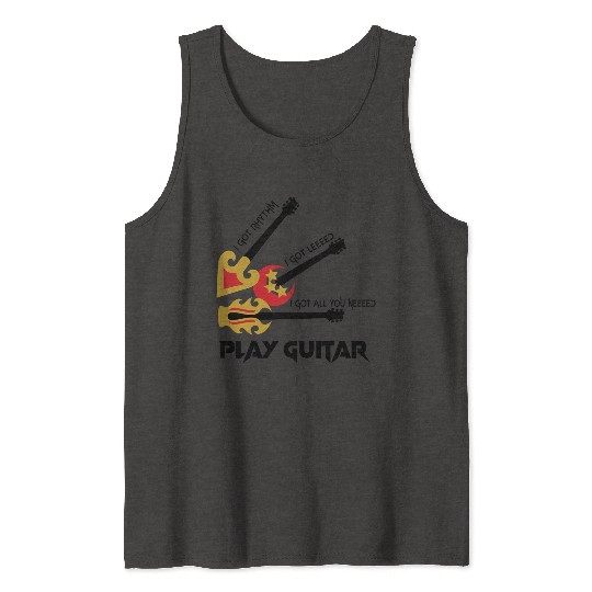 PLAY GUITAR Tank Tops