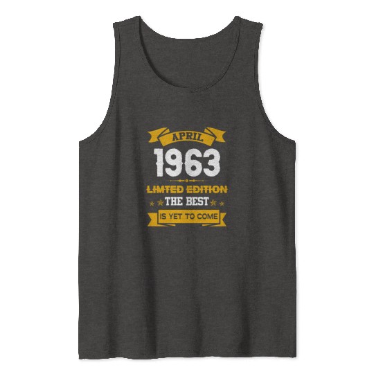 April 1963 Birthday Surprise Tank Tops