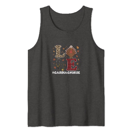 Thanksgiving Cardiac Nurse Costume Tank Tops