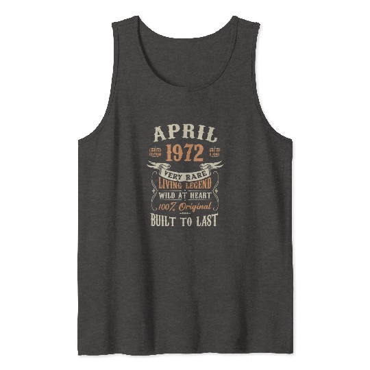 April 1972 Birthday Surprise Tank Tops