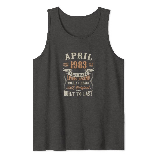 April 1983 Birthday Surprise Tank Tops