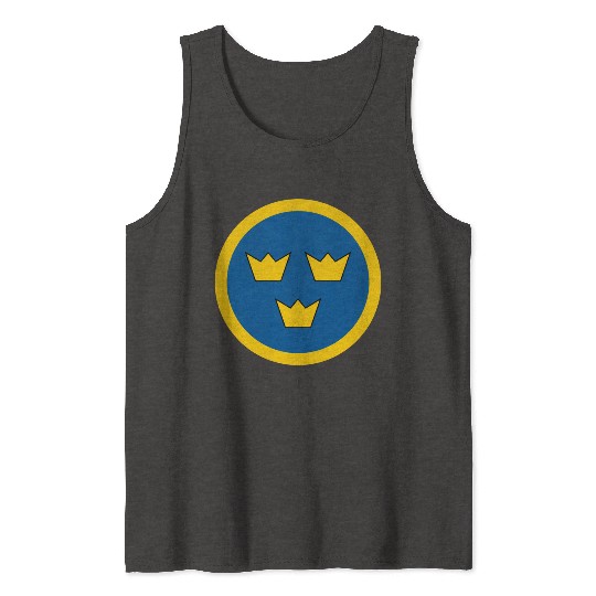 Swedish Air Force Current Emblem Tank Tops
