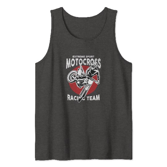 Motocross Racing Team Tank Tops