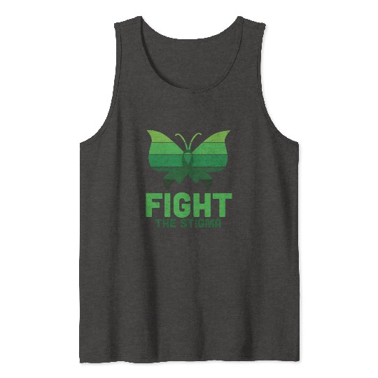 Fight The Stigma Butterfly Mental Health Tank Tops