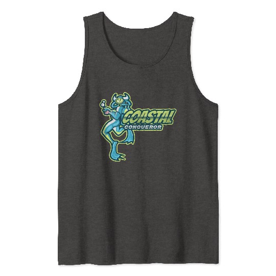Coastal Conqueror | Swimming Character Tank Tops