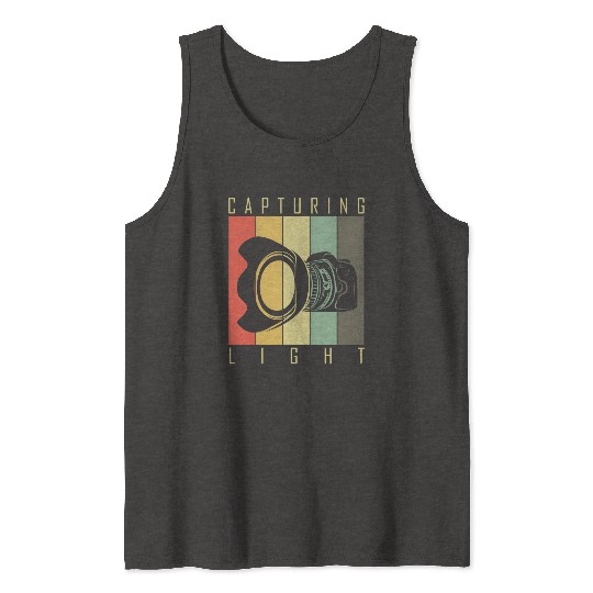Funny Camera photography quote gift Tank Tops