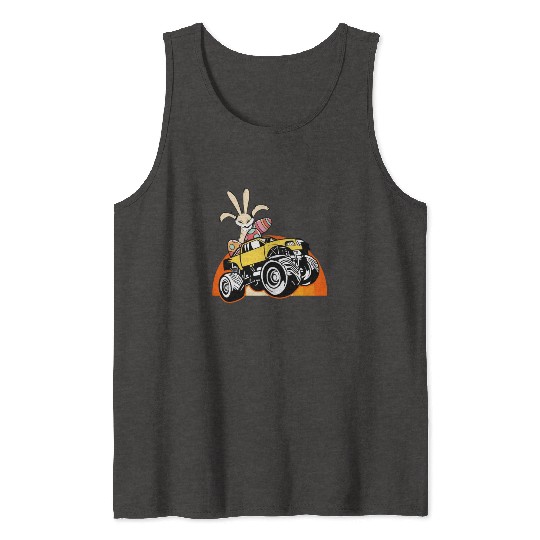 aster Rabbit Offroad Vehicles Truck Retro Tank Tops