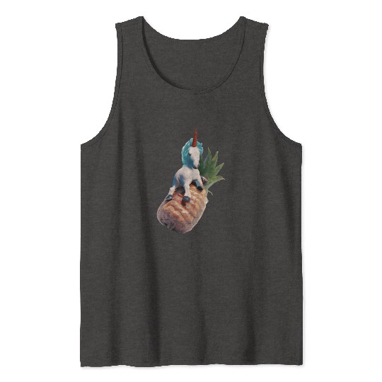 Pineapple unicorn - tropical unicorn Tank Tops
