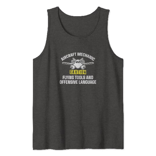 Aircraft Mechanic Tank Tops