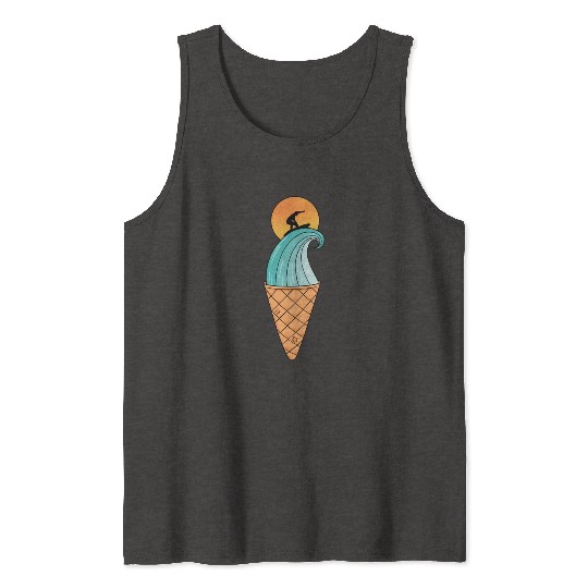Nature Wave Ice Cream Tank Tops