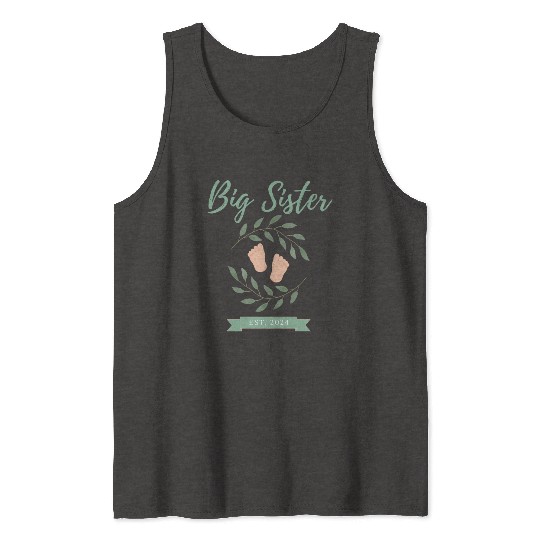 Big Sister Est. 2024 Tank Tops