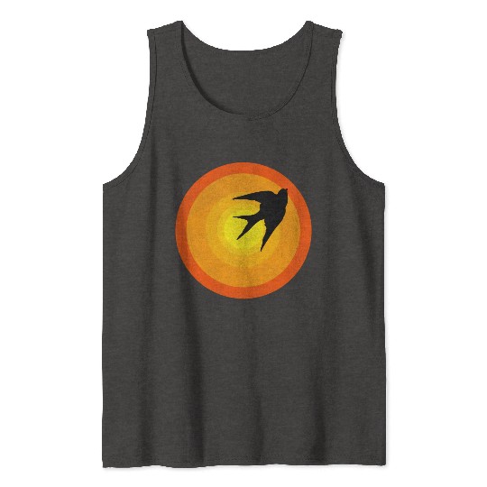 Caged Bird Sunrise gift Tank Tops