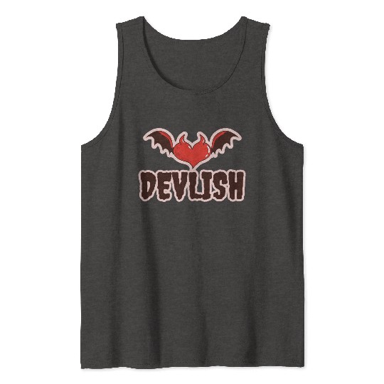 Devlish Bat Tank Tops