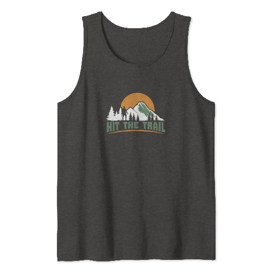 Hit the Trail Mountaineers Wanderlust Hiking Tank Tops