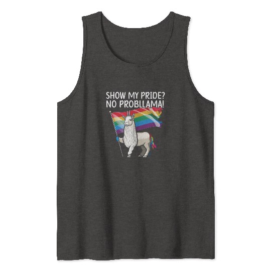 Gay Rights Rainbow Pride Month LGBTQ Gay Pride Tank Tops
