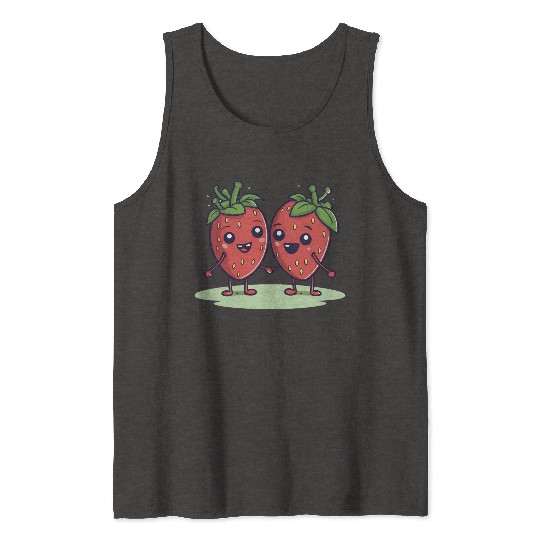 Strawberry Friends Tank Tops