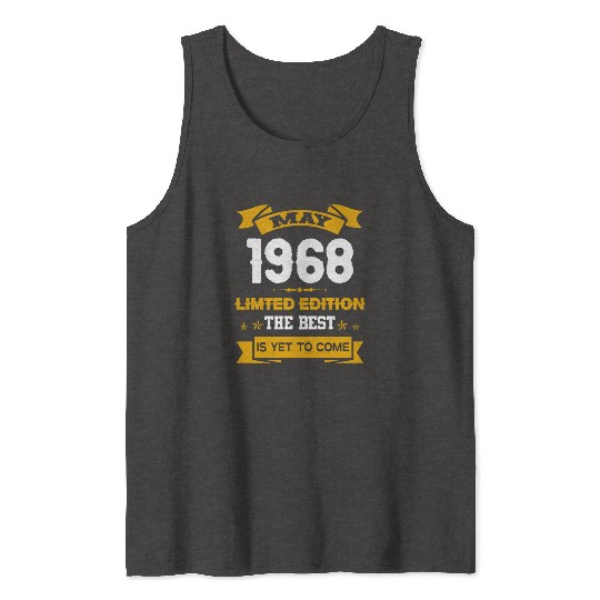 May 1968 Birthday Surprise Tank Tops