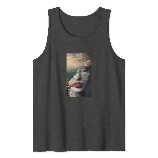 la femme et le nature Tank Tops