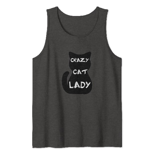 Crazy cat lady Tank Tops