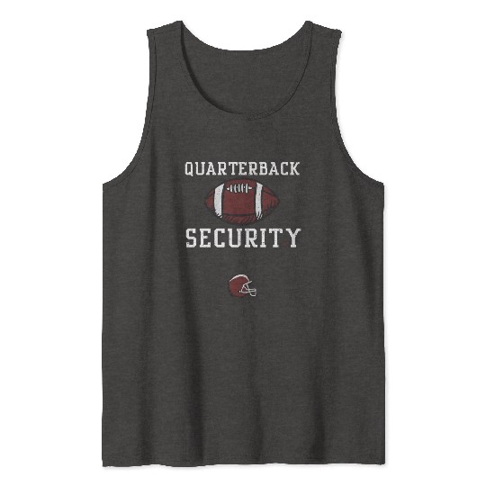 Quarterback Security - Football Tank Tops