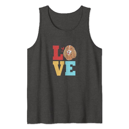 Dog Owner Love Cocker Spaniel Lover Tank Tops