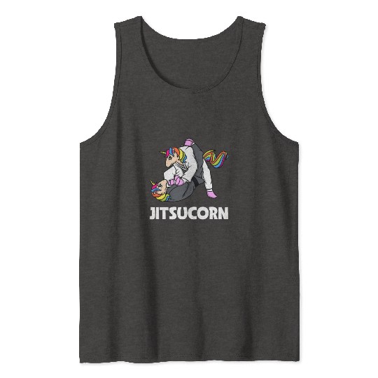Jitsucorn Jiu Jitsu Unicorn MMA BJJ Judo Tank Tops
