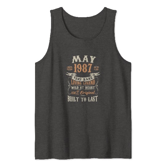 May 1987 Birthday Surprise Tank Tops