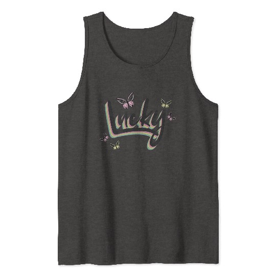 Lucky Butterflies Tank Tops