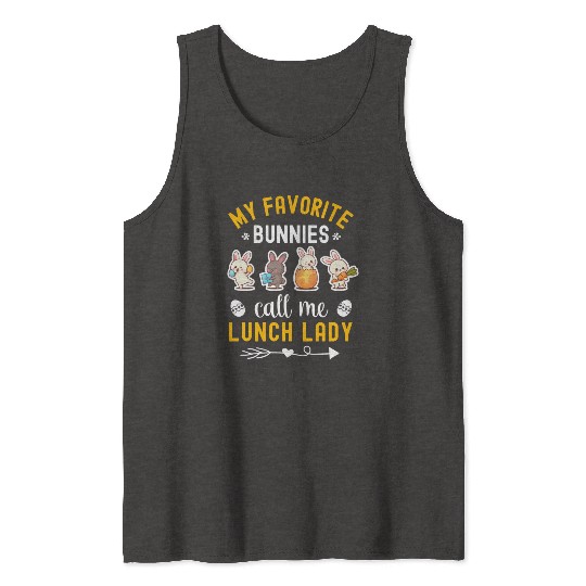 Favorite Bunnies Teacher Easter Tank Tops