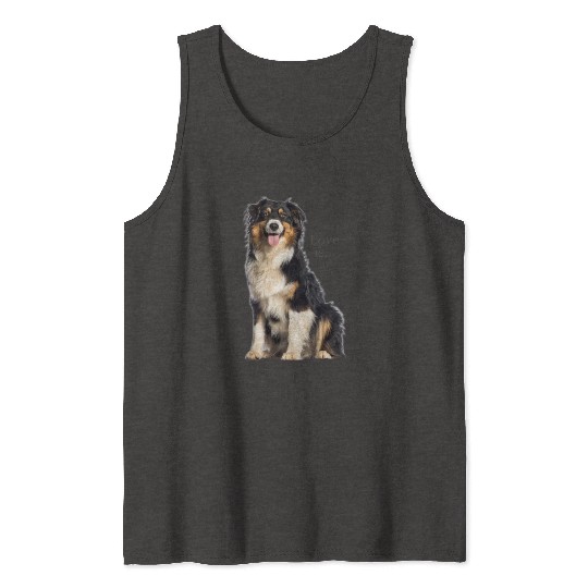 Australian Shepherd Tank Tops Aussie Mom Dad Love Dog