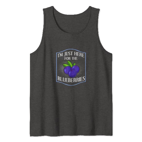 Blueberry Plant Blueberries Farmer Bush Tree Tank Tops