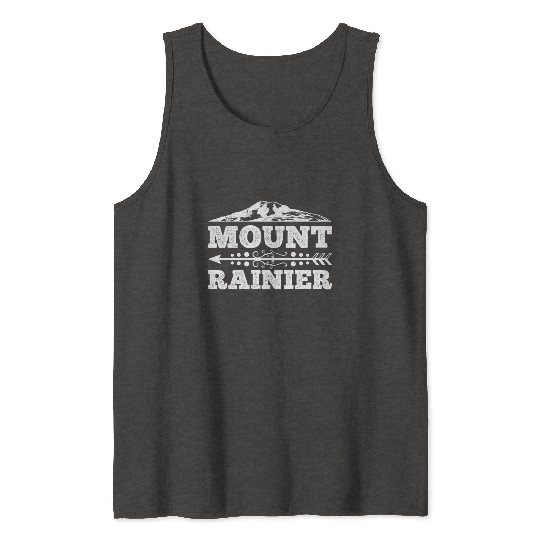 Mount Rainier climber Hiker Mountains Tank Tops