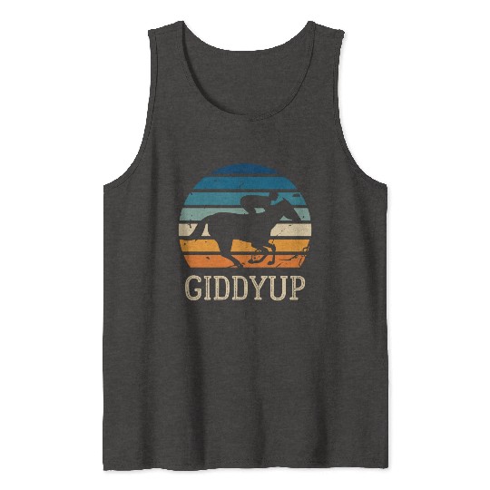 Giddyup Horse Racing Tank Tops